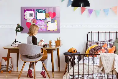 Popisovatelná magnetická tabule strašidelné poznámky