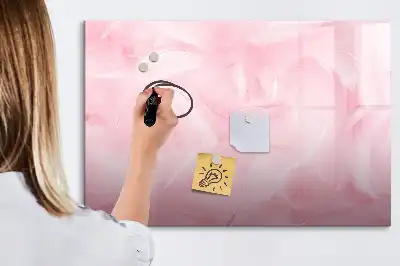 Magnetická kreslící tabule obrázek s motivem abstrakce pírek
