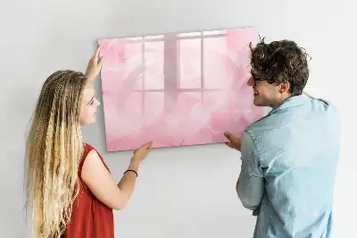 Magnetická kreslící tabule obrázek s motivem abstrakce pírek