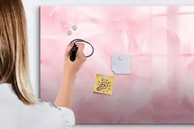 Magnetická kreslící tabule obrázek s motivem abstrakce pírek