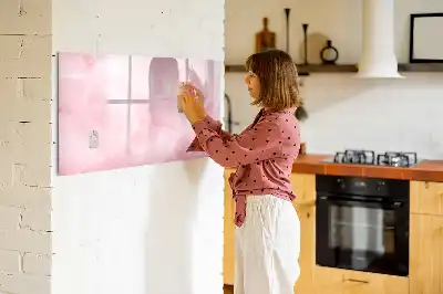 Magnetická kreslící tabule obrázek s motivem abstrakce pírek