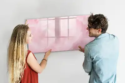 Magnetická kreslící tabule obrázek s motivem abstrakce pírek