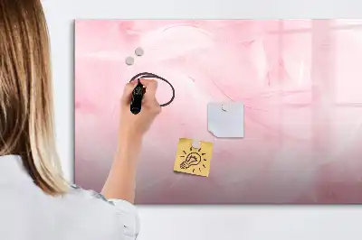 Magnetická kreslící tabule obrázek s motivem abstrakce pírek