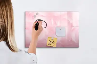 Magnetická kreslící tabule obrázek s motivem abstrakce pírek