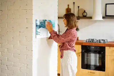 Magnetická popisovatelná tabule tahy štětcem