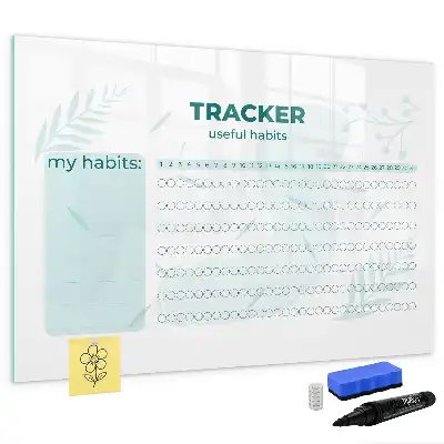 Magnetická kreslící tabule plánovač návyků
