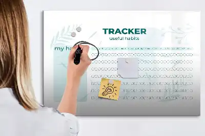Magnetická kreslící tabule plánovač návyků