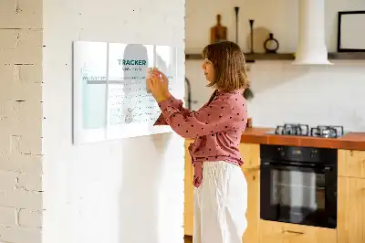 Magnetická kreslící tabule plánovač návyků