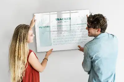 Magnetická kreslící tabule plánovač návyků