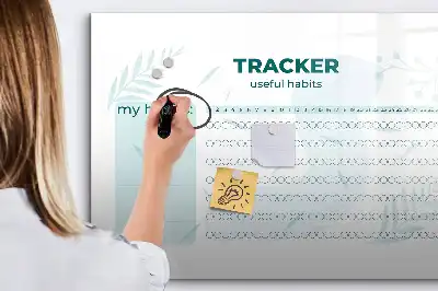 Magnetická kreslící tabule plánovač návyků