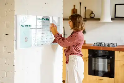 Magnetická kreslící tabule plánovač návyků