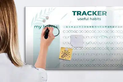 Magnetická kreslící tabule plánovač návyků