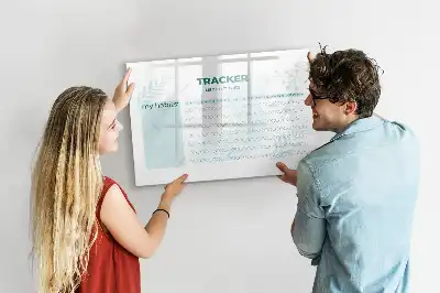 Magnetická kreslící tabule plánovač návyků