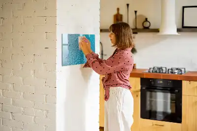 Popisovatelná magnetická tabule s motivem kapky vody
