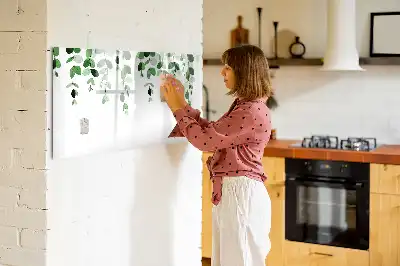 Magnetická kreslící tabule s motivem listů rostlin