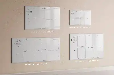 Magnetická kreslící tabule plán týdne