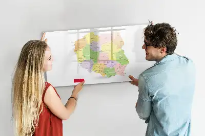 Magnetická kreslící tabule mapa Polska