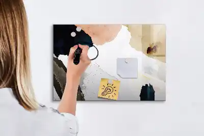 Magnetická kreslící tabule abstrakce skvrn