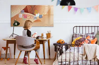 Popisovatelná magnetická tabule vzor abstrakce vln