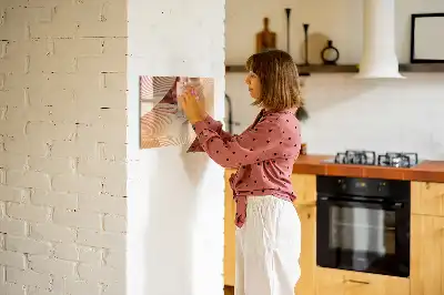 Popisovatelná magnetická tabule vzor abstrakce vln