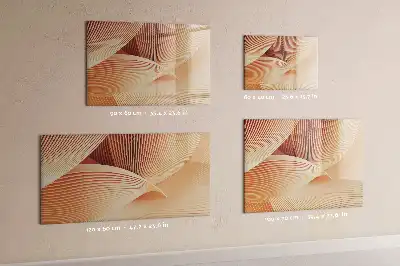 Popisovatelná magnetická tabule vzor abstrakce vln