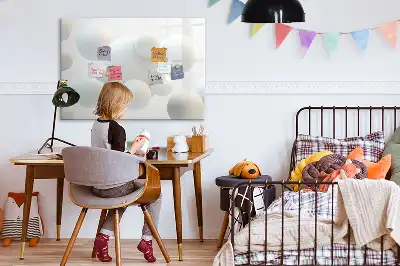 Magnetická tabule motiv abstrakce koulí