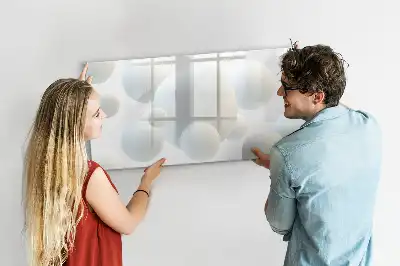 Magnetická tabule motiv abstrakce koulí