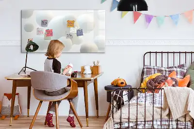 Magnetická tabule motiv abstrakce koulí