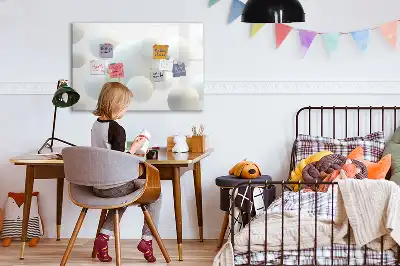 Magnetická tabule motiv abstrakce koulí