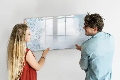 Magnetická kreslící tabule s motivem skici rostlin