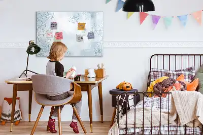 Magnetická kreslící tabule s motivem skici rostlin