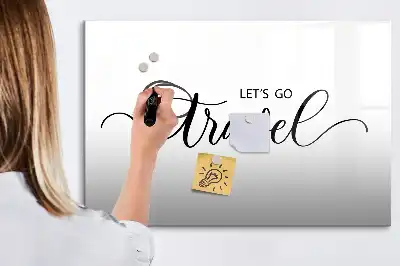 Magnetická kreslící tabule motiv cestování