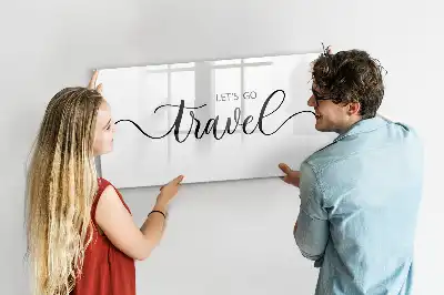 Magnetická kreslící tabule motiv cestování