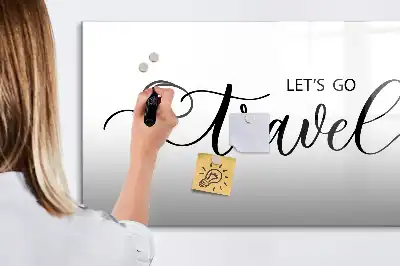 Magnetická kreslící tabule motiv cestování
