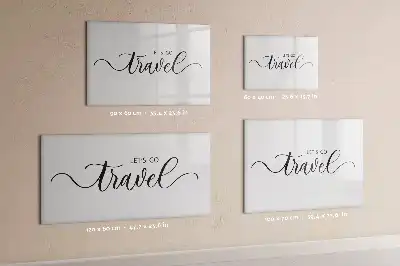 Magnetická kreslící tabule motiv cestování