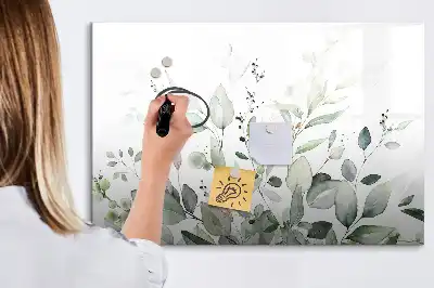 Magnetická kreslící tabule listy rostlin
