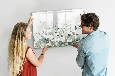 Magnetická kreslící tabule listy rostlin