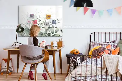 Magnetická kreslící tabule listy rostlin