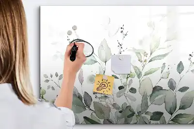 Magnetická kreslící tabule listy rostlin