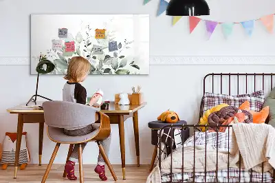 Magnetická kreslící tabule listy rostlin