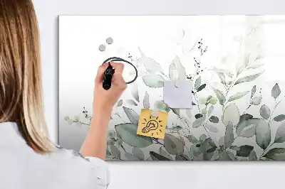 Magnetická kreslící tabule listy rostlin