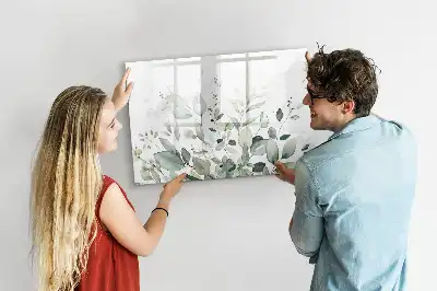Magnetická kreslící tabule listy rostlin