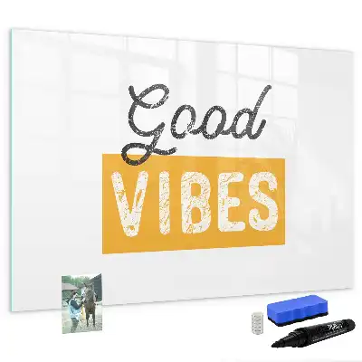 Popisovatelná magnetická tabule s motivem inspirativní věty