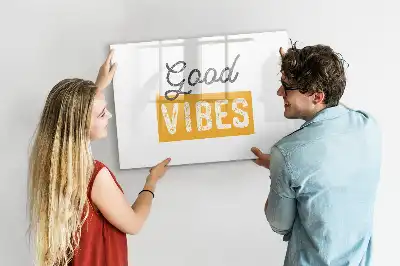 Popisovatelná magnetická tabule s motivem inspirativní věty