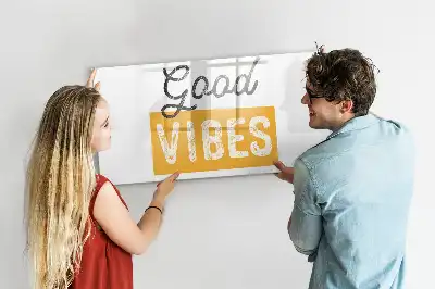 Popisovatelná magnetická tabule s motivem inspirativní věty