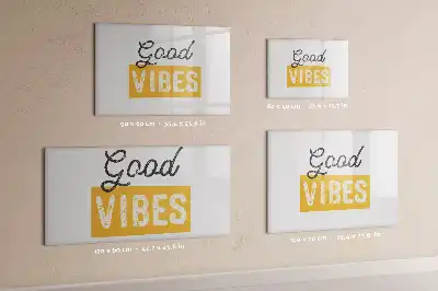 Popisovatelná magnetická tabule s motivem inspirativní věty