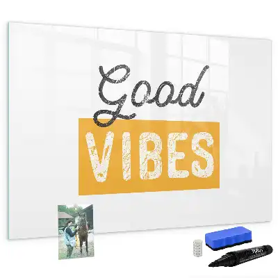Popisovatelná magnetická tabule s motivem inspirativní věty