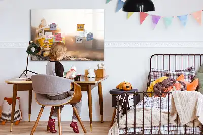 Popisovatelná magnetická tabule v designu Autodovolená