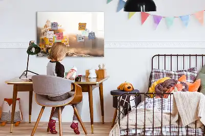 Popisovatelná magnetická tabule v designu Autodovolená