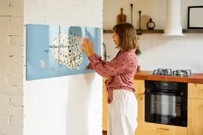 Magnetická kreslící tabule mapa zvířat Polska